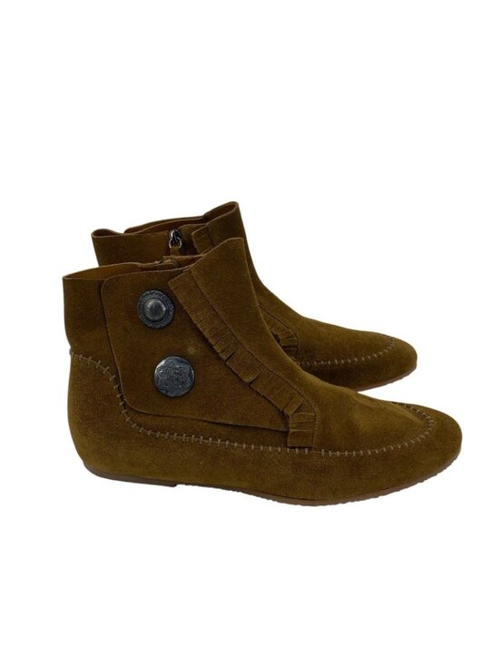 Giuseppe Zanotti Homme Men\'s US 13 IT 46 Tan Brown Suede Leather Moccasin Boots main image 6